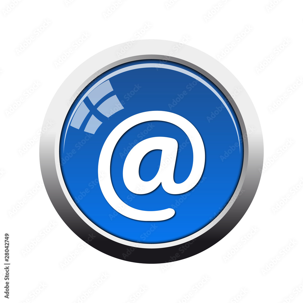 Botón glossy email Botón glossy email