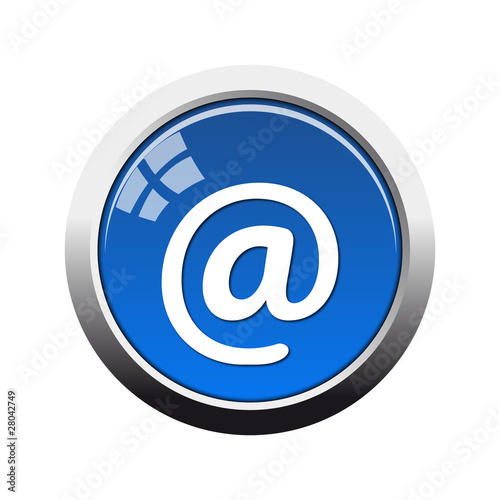 Botón glossy email