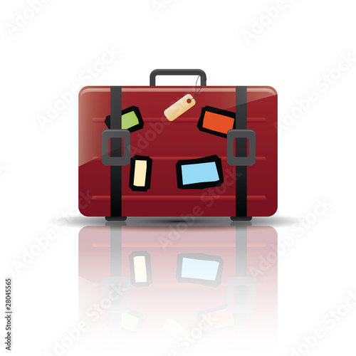 Symbole tourisme bagage valise