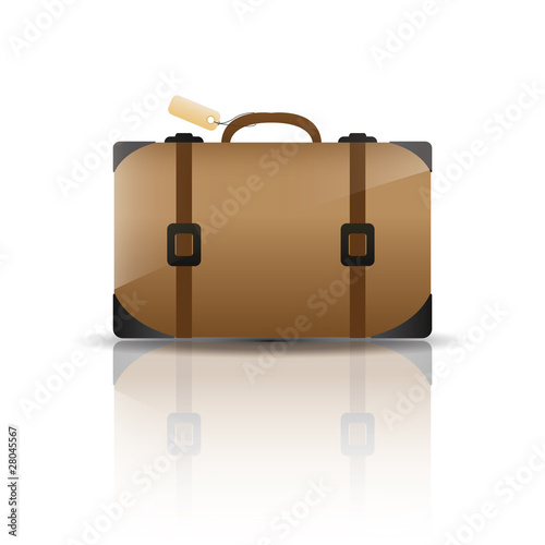 Symbole tourisme bagage valise