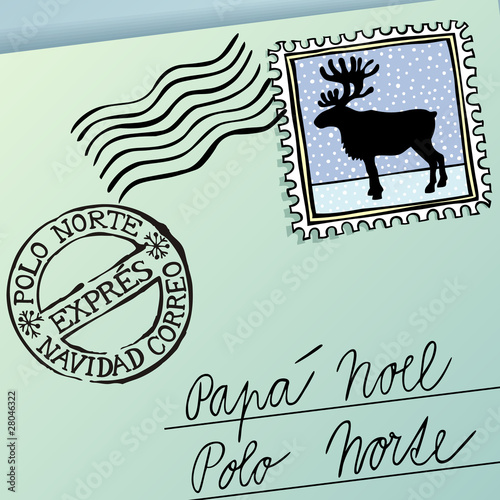 Escrito para Papa Noel, letter for Papa Noel