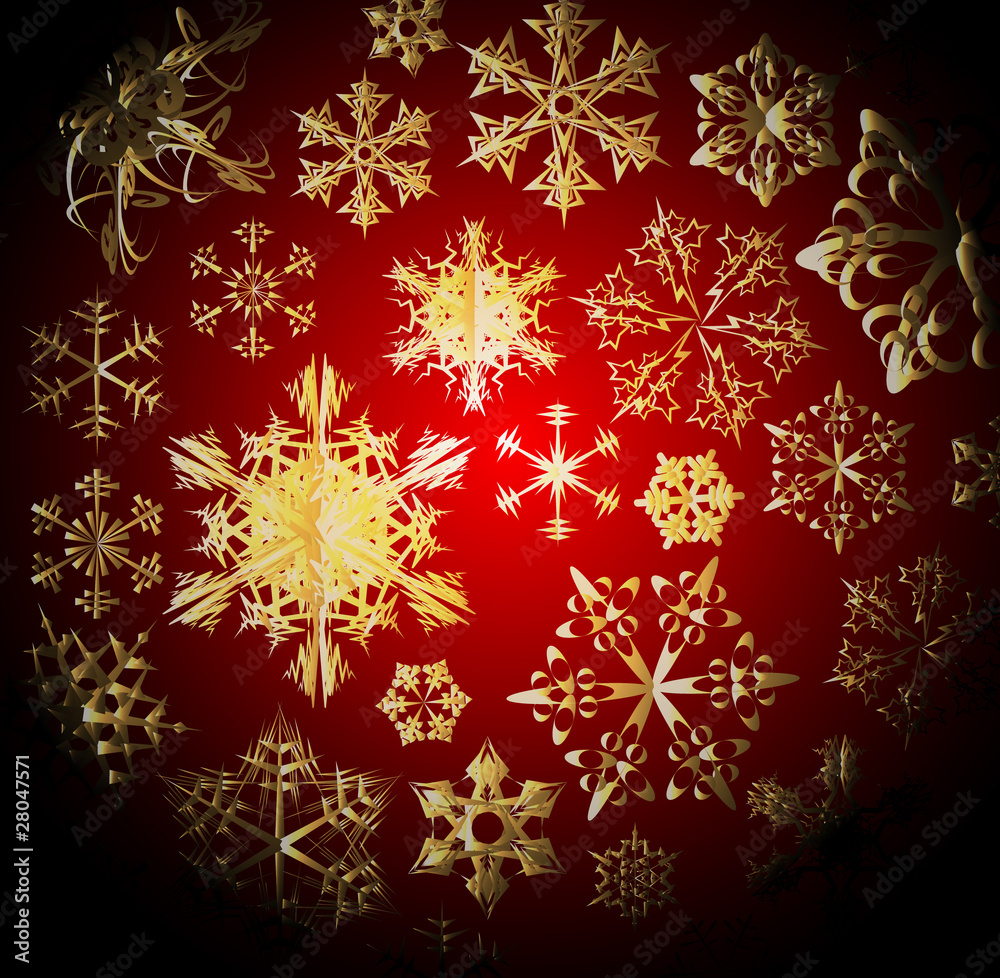 Winter - dark christmas pattern Winter - dark christmas pattern