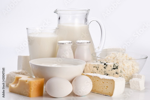 Photo of protein products.