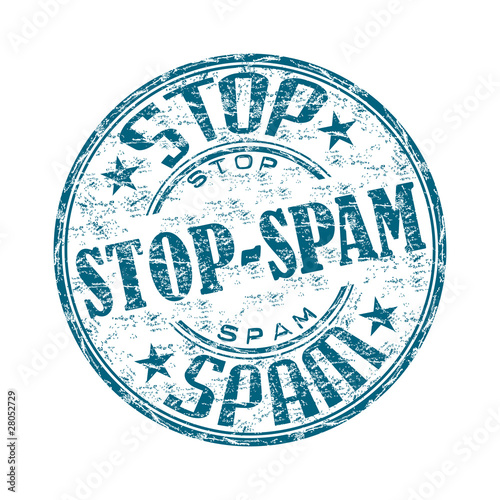 Stop spam rubber stamp