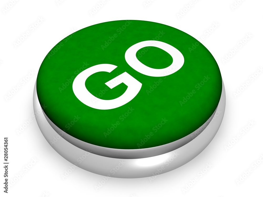 Go Button Concept Go Button Concept