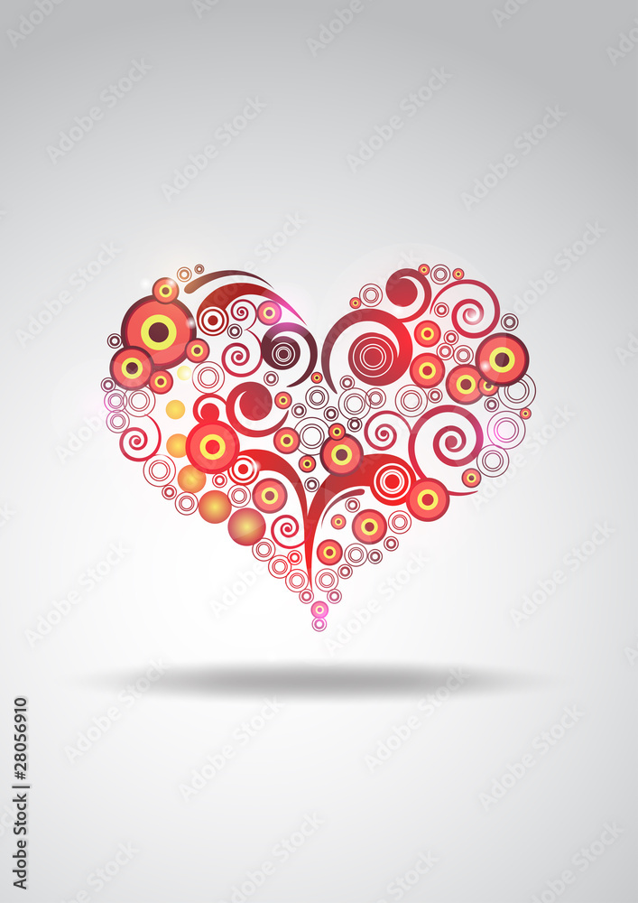Valentine Abstract Hearth Valentine Abstract Hearth
