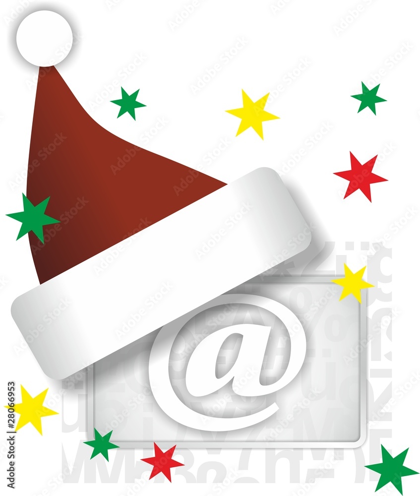 Email Weihnachten Stock Vector Adobe Stock