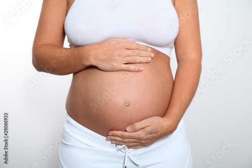 Pregnant woman belly © goodluz
