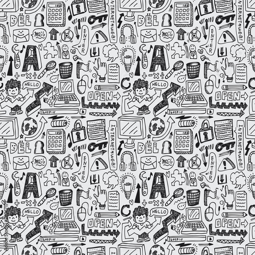 seamless web pattern