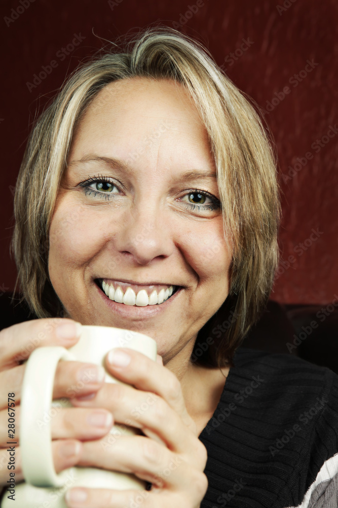 Woman with Coffee Mug Woman with Coffee Mug
