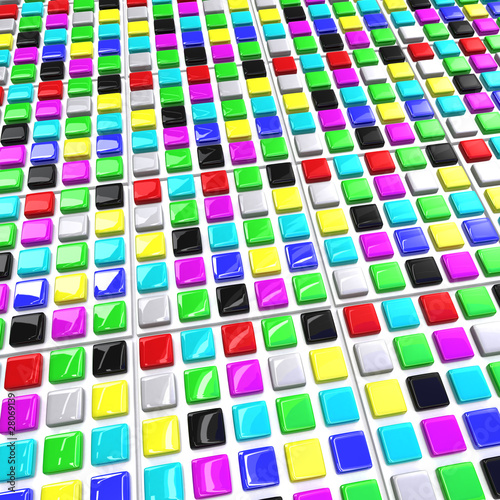 Array color blocks