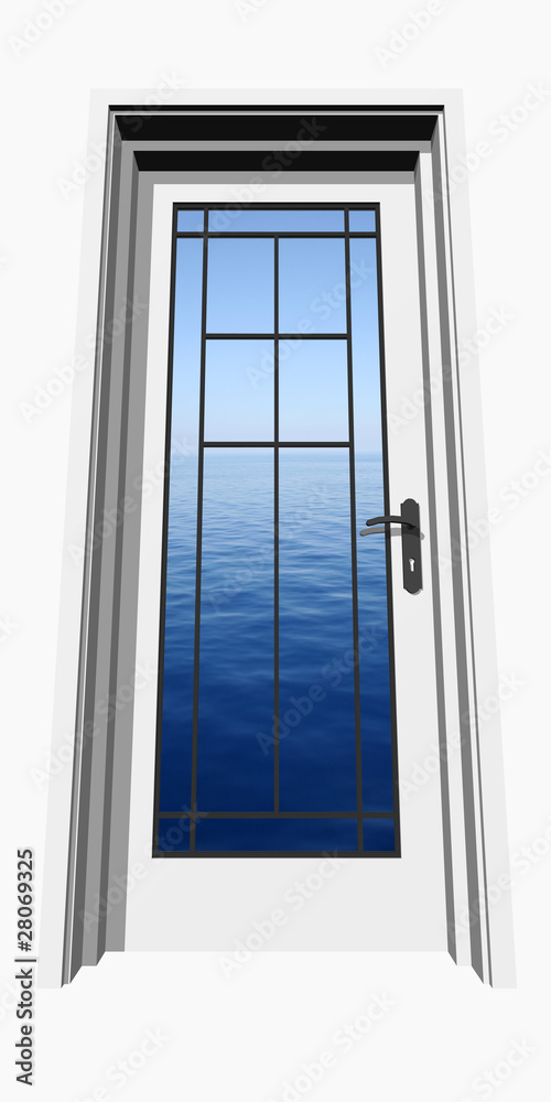 Fototapeta premium High resolution conceptual closed door