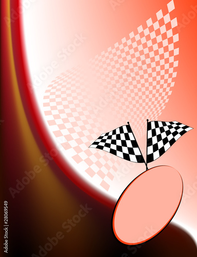 Race Flag background design