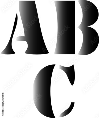 a b c alphabetical