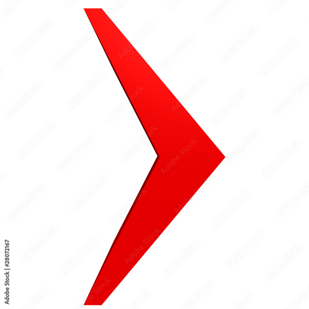 High resolution 3D red symbol isolated on white background High resolution 3D red symbol isolated on white background