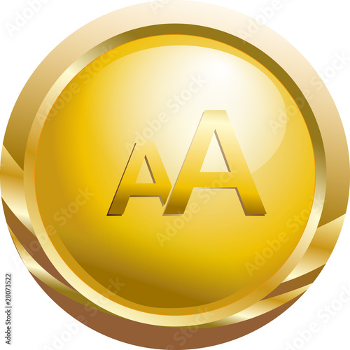 Goldbutton Alphabet