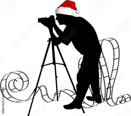 the vector Photographer's silhouette