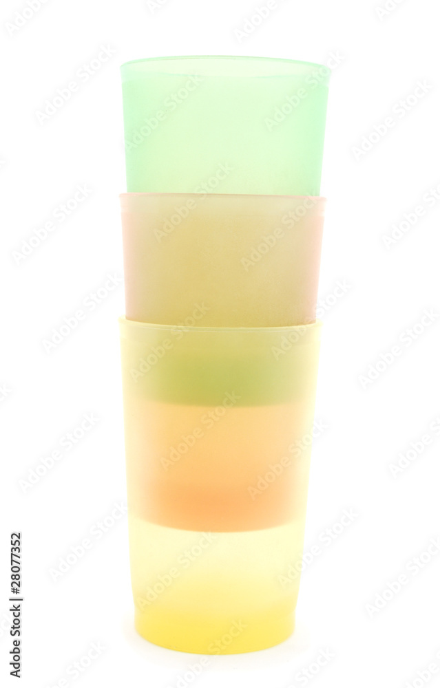 Plastic cups