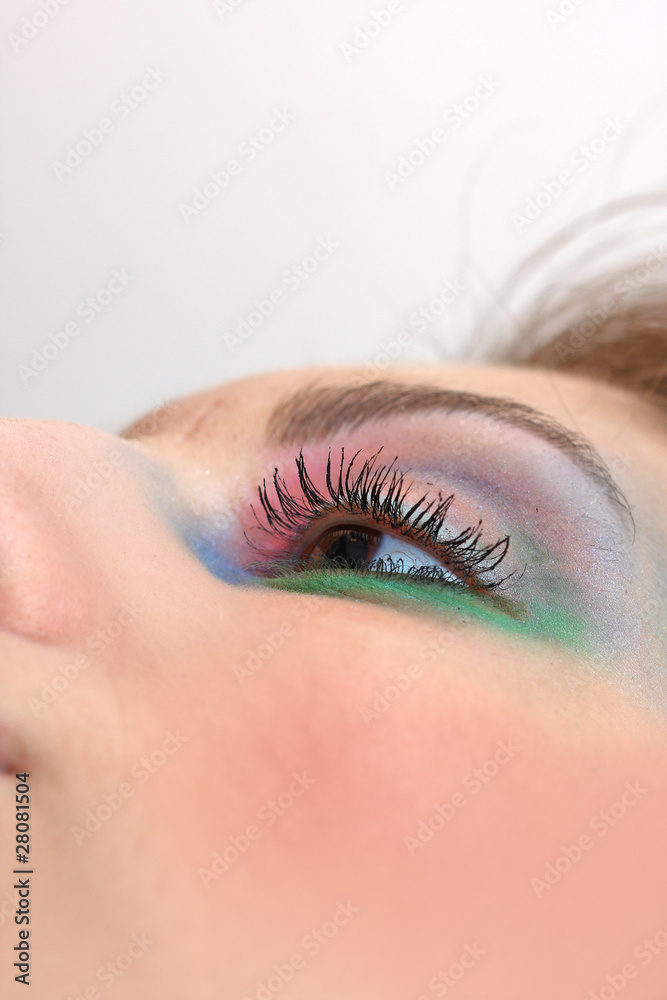 Obraz premium occhi truccati