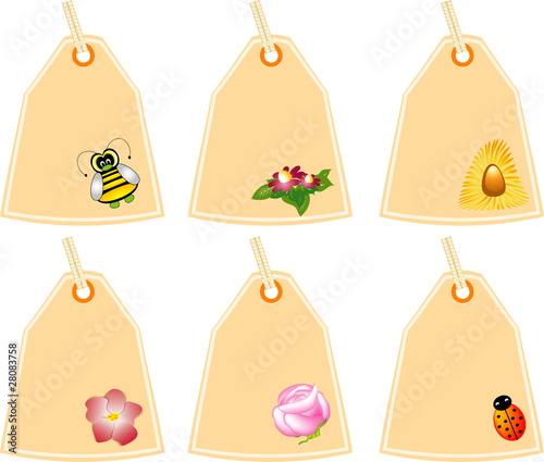 concept tags icons - garden elements photo
