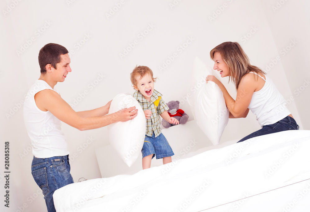 Fototapeta premium pillow fight