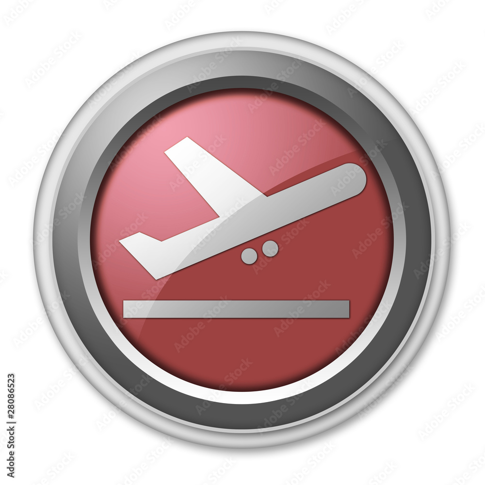 Red 3D Style Button 