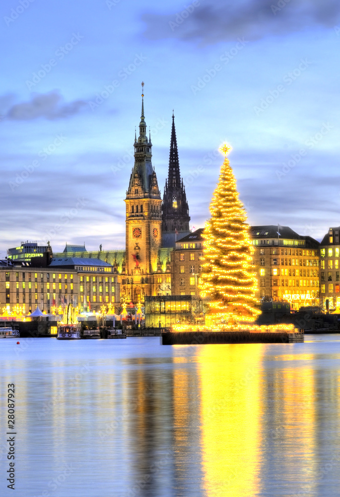 Hamburg Weihnachten Binnenalster 2