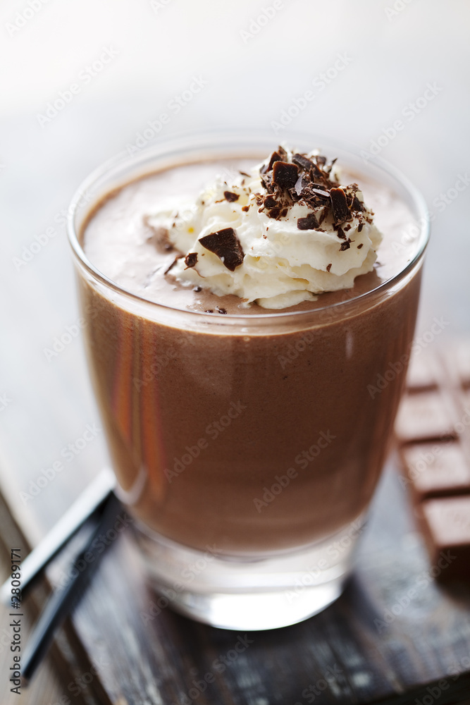 chocolate mousse or milkshake chocolate mousse or milkshake