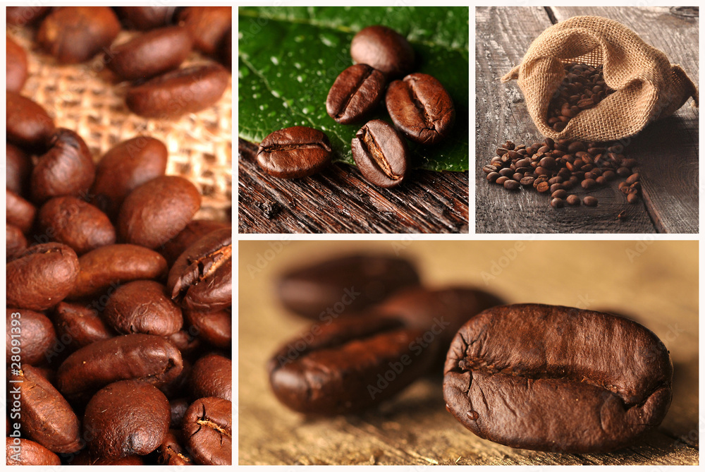 Obraz premium Coffee collage