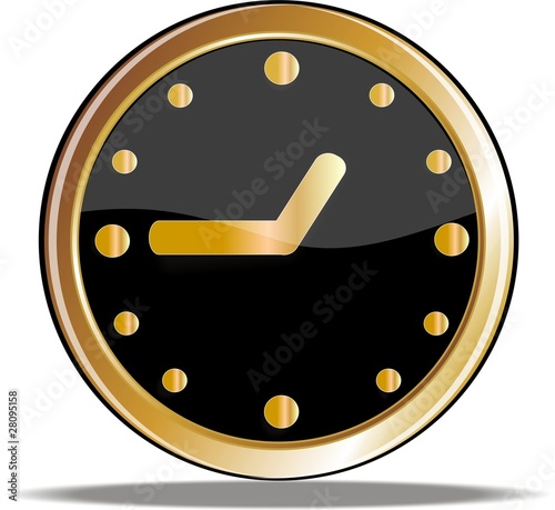 bouton horloge