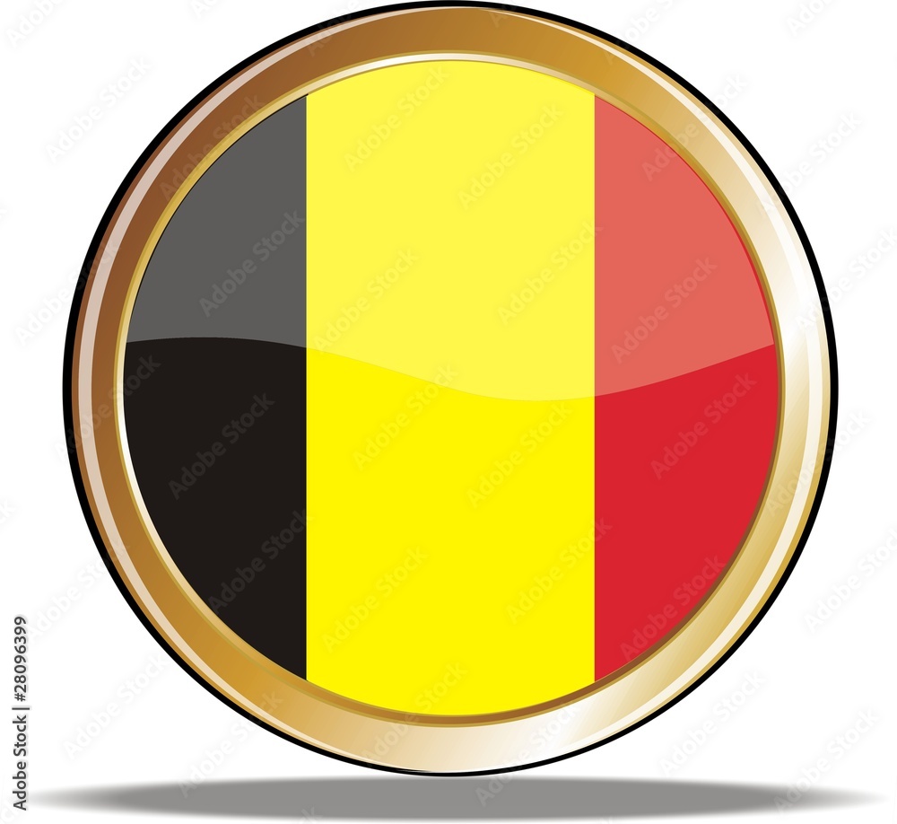 Fototapeta premium bouton belgique