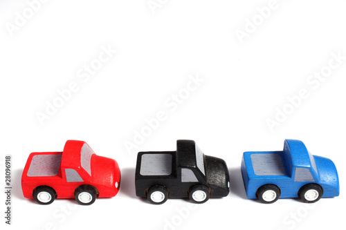 automobili giocattolo di legno photo