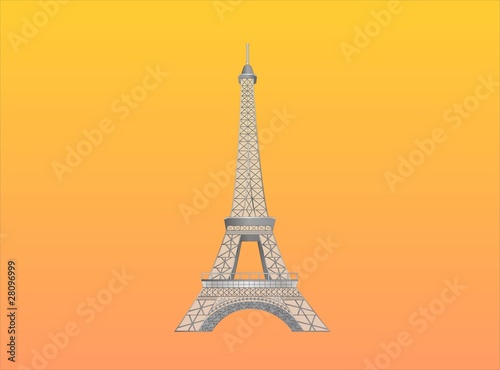 eiffel tower ( background on separate layer )