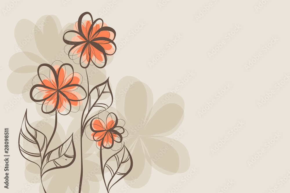 Floral background Floral background