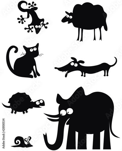 Silhouettes des animaux 2
