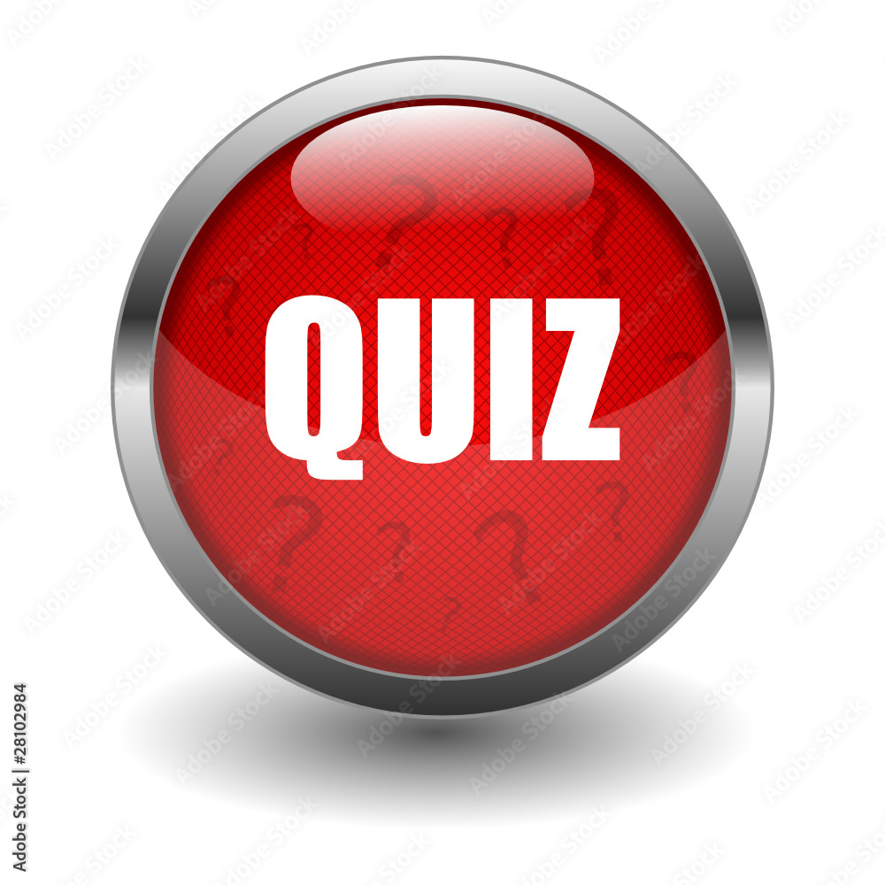 Button Quiz Adobe Stock