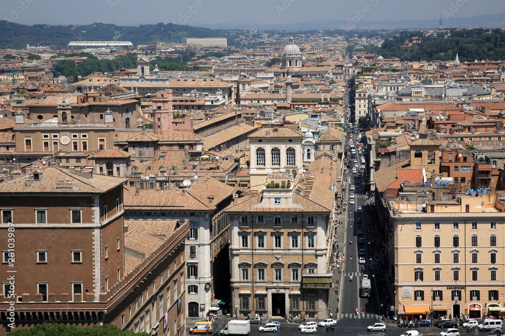 General view of Rome