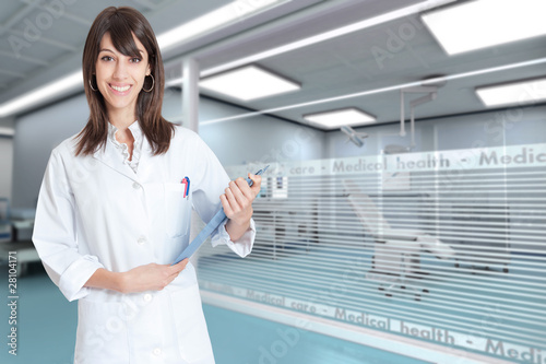 Admissions nurse at the clinic