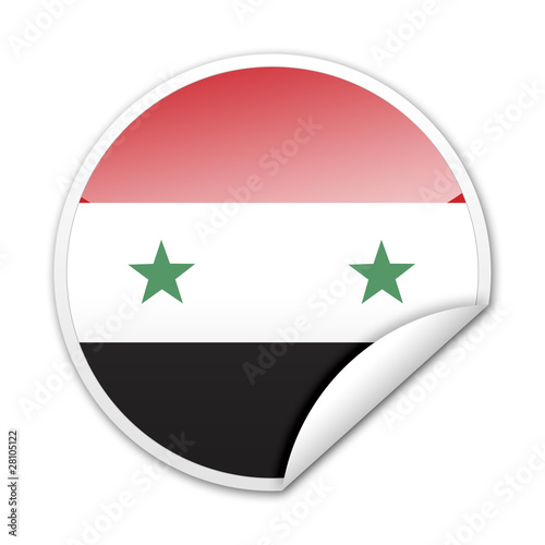 Pegatina bandera Siria con reborde Free Download Pegatina bandera Siria con reborde - GFXLoad