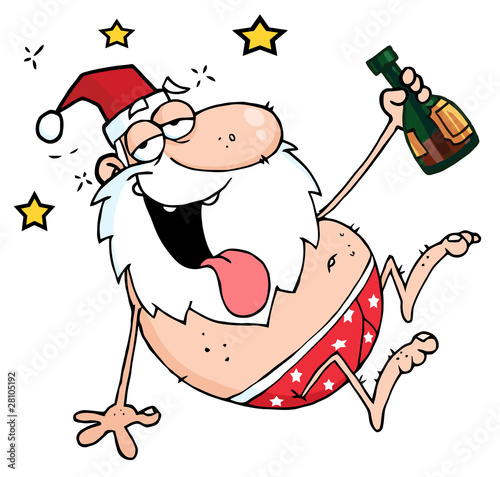 Drunk Santa Clause