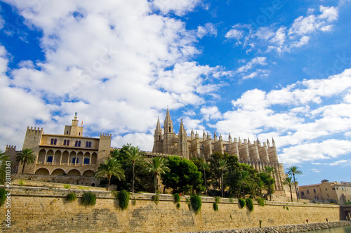 Palau Reial und Kathedrale - Palma - Mallorca - Spanien