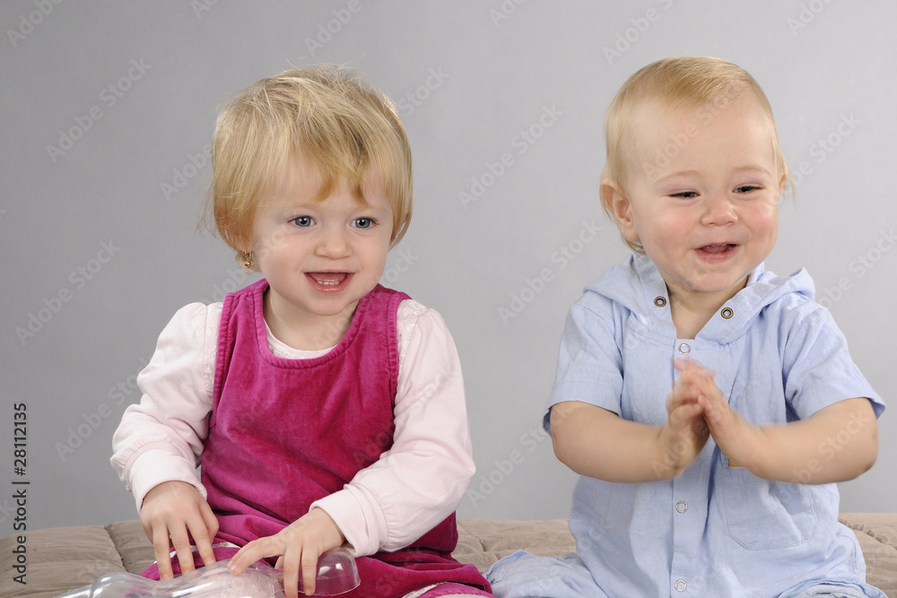 cheerful babies playing cheerful babies playing