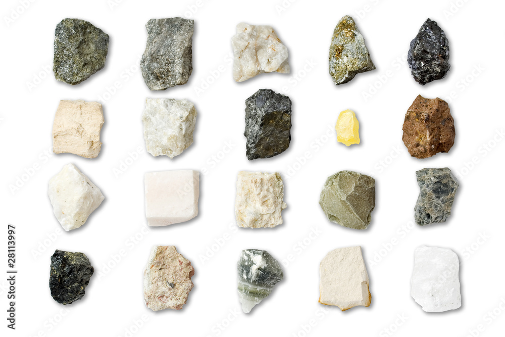 Collection of minerals Collection of minerals