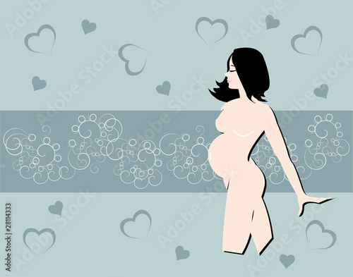 pregnant woman poster