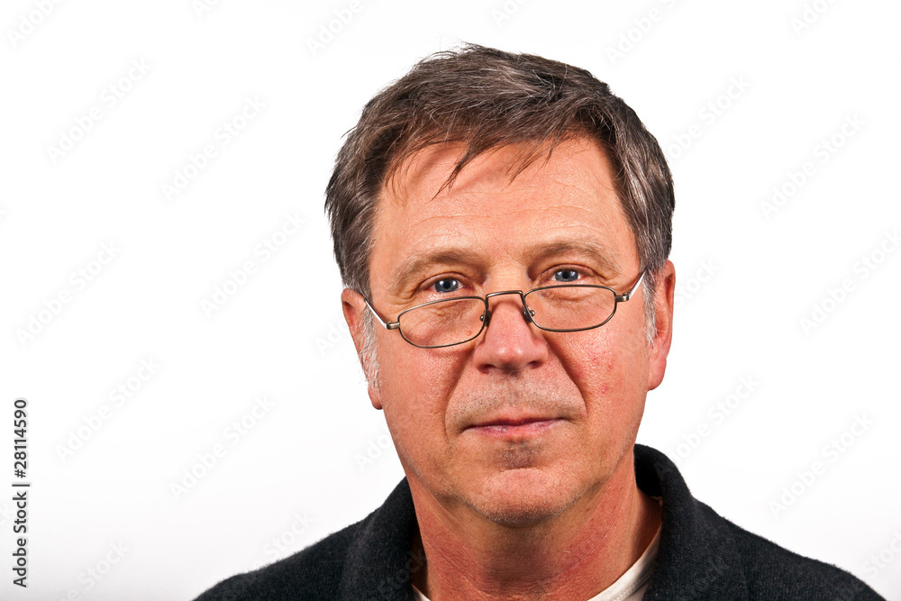 Obraz premium smiling man isolated on white background