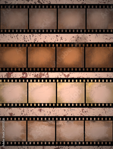 grunge textured film strip