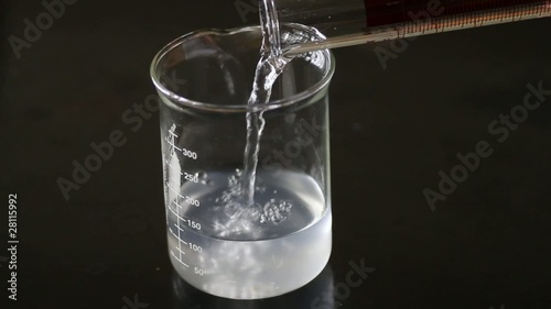Halloween chemical reaction