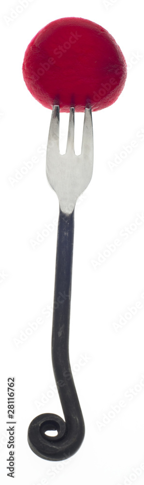 Fork with Canned Beet Fork with Canned Beet