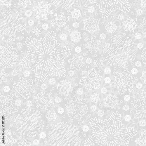 seamless snowflakes pattern (vector)