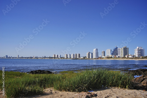 Vista di Punta Del Este, Uruguay photo